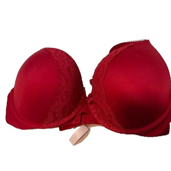 Victoria's Secret Body by Victoria Perfect Shape Red Multi-way Underwire Bra 36D - Picture 1 of 7